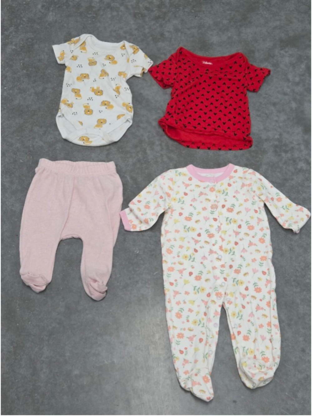 Baby Girl Clothes Lot of 4 Size 3-6